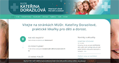Desktop Screenshot of dorazilova.cz