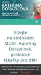 Mobile Screenshot of dorazilova.cz
