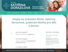 Tablet Screenshot of dorazilova.cz